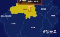 echarts惠州市龙门县geoJson地图点击弹出自定义弹窗实例